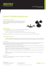Resitrix Flexibele dakdoorvoer - TF